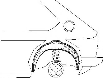 VAN WEZEL 5810346 -  Колесная ниша